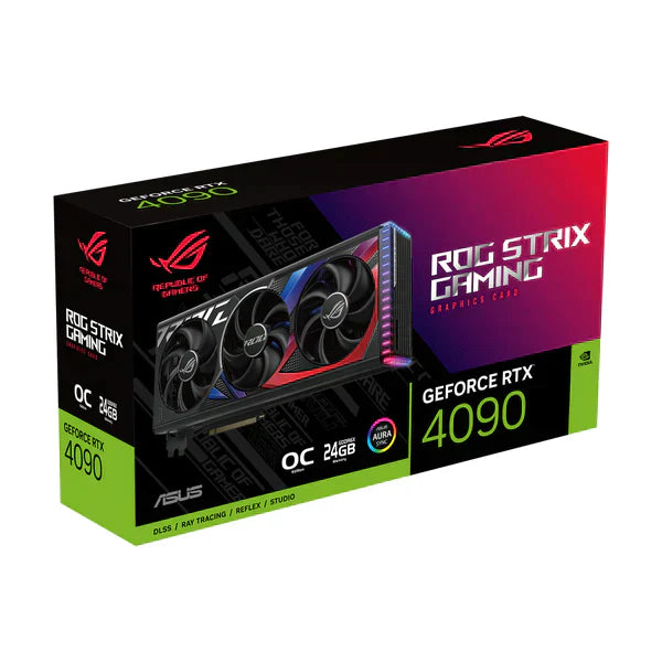 ASUS ROG Strix GeForce RTX 4090 OC 24GB GDDR6X Gaming Graphics Card