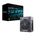 EVGA SuperNOVA 550 GM, 80 Plus Gold, Fully Modular, ECO Mode with DBB Fan, 7 Year Warranty, SFX Form Factor; Black.