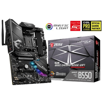 MSI MPG B550 GAMING EDGE WIFI AM4 ATX Motherboard