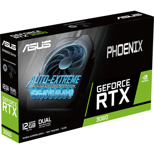ASUS Phoenix GeForce RTX 3060 V2 12GB GDDR6 Graphics Card