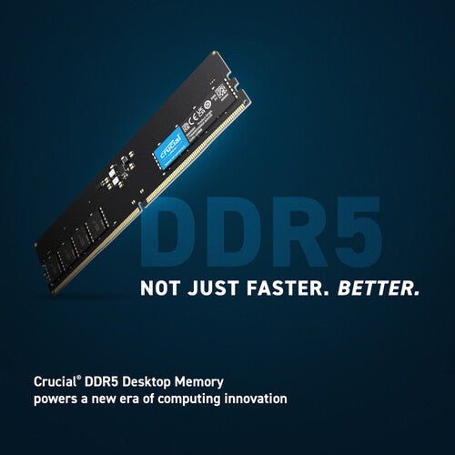 Crucial 16GB DDR5 4800 MHz UDIMM Memory Module (1 x 16GB)