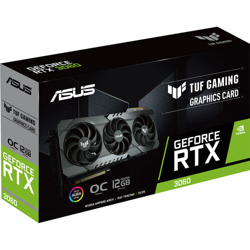 ASUS TUF Gaming GeForce RTX 3060 V2 OC Edition 12GB GDDR6 Graphics Card