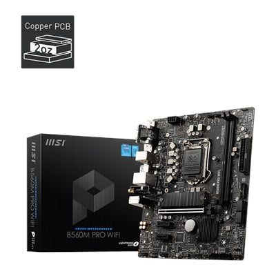 MSI B560M PRO WIFI LGA 1200 Micro-ATX Motherboard