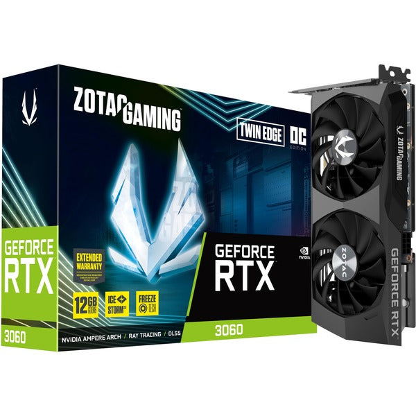 Zotac GeForce RTX 3060 Twin Edge 12GB GDDR6 Graphics Card