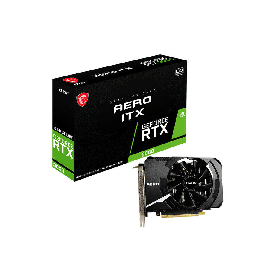 MSI GeForce RTX 3050 AERO ITX 8GB GDDR6 OC Graphics Card