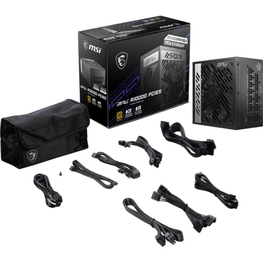 MSI MPG A1000G PCIe5 1000W Power Supply