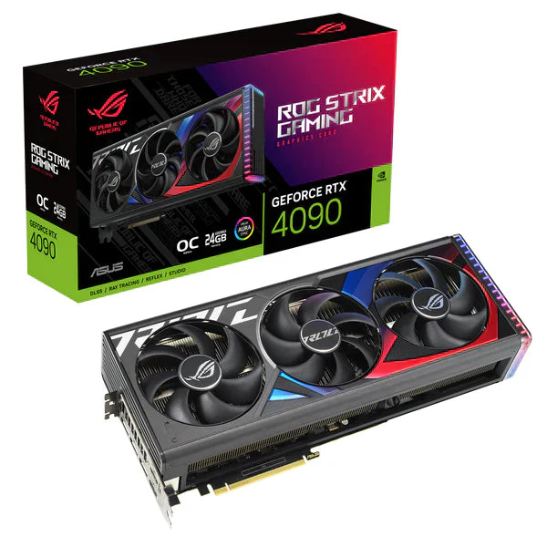 ASUS ROG Strix GeForce RTX 4090 OC 24GB GDDR6X Gaming Graphics Card