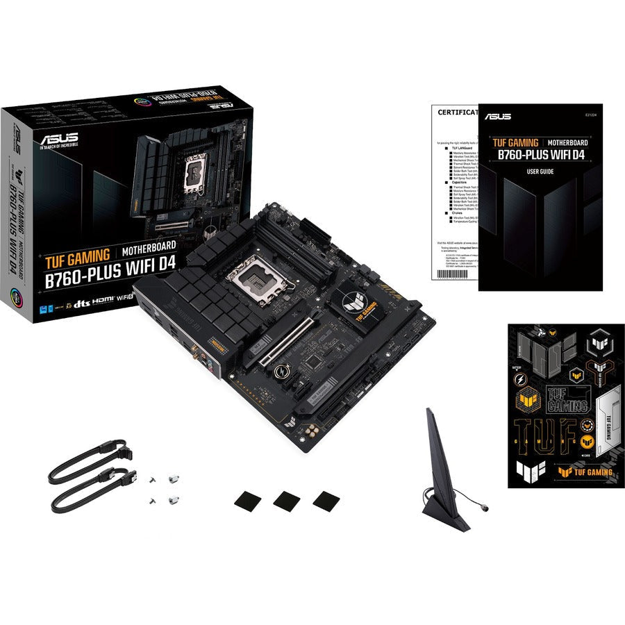 Asus TUF B760-PLUS WIFI D4 Gaming Desktop Motherboard