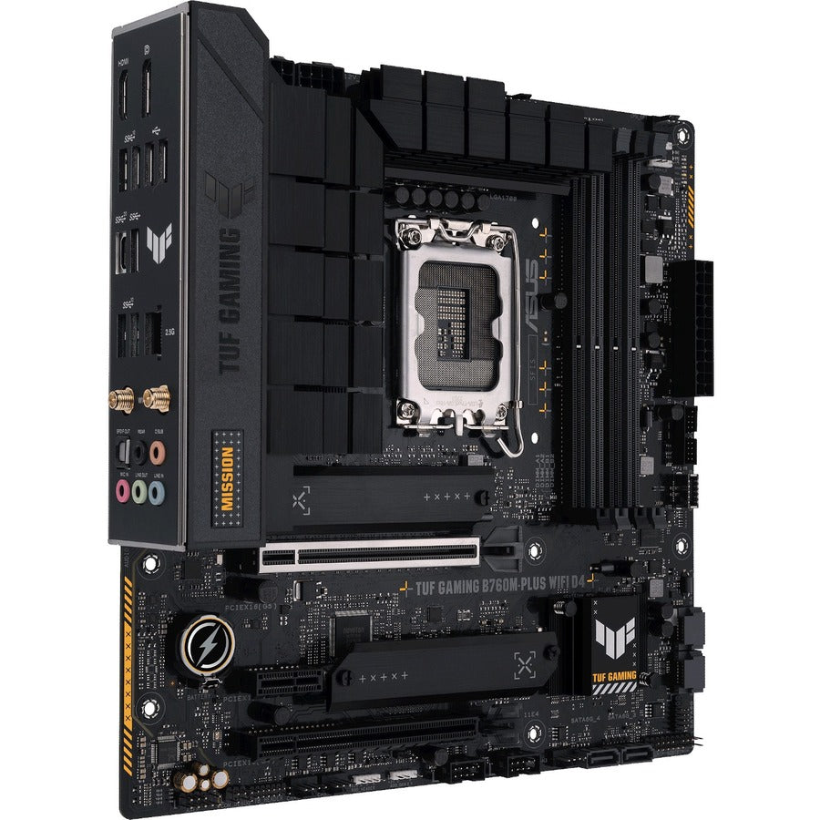 Asus TUF B760M-PLUS WIFI D4 Gaming Desktop Motherboard