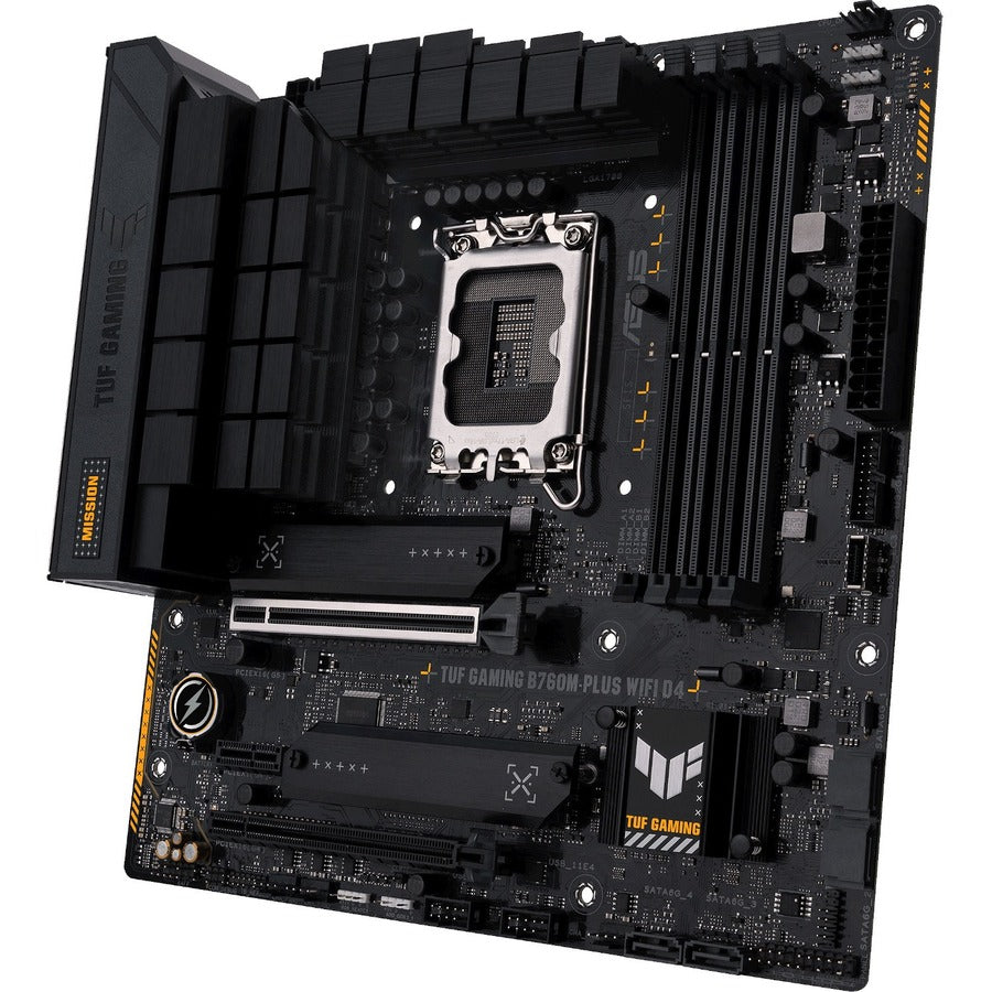 Asus TUF B760M-PLUS WIFI D4 Gaming Desktop Motherboard