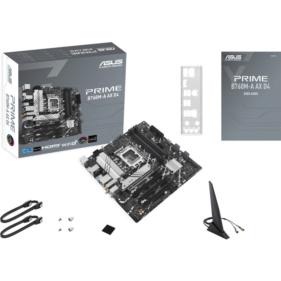 Asus Prime B760M-A AX D4 Desktop Motherboard