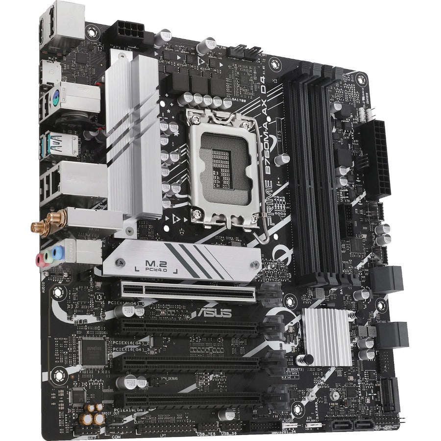 Asus Prime B760M-A AX D4 Desktop Motherboard
