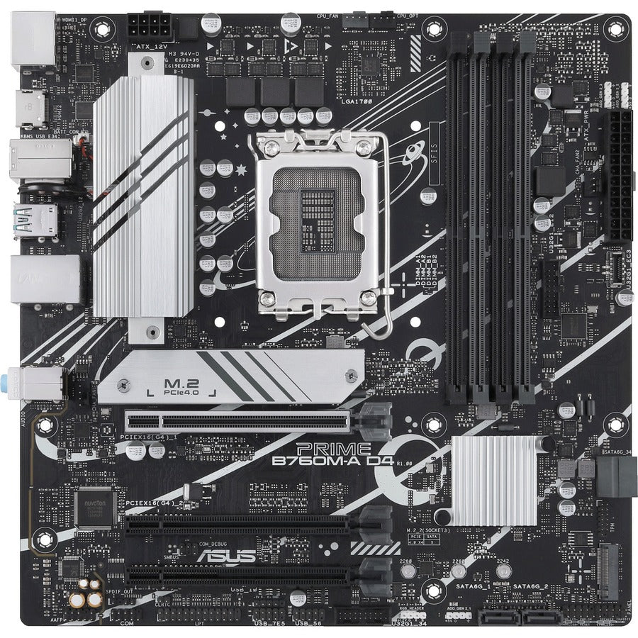 Asus Prime B760M-A D4 Desktop Motherboard