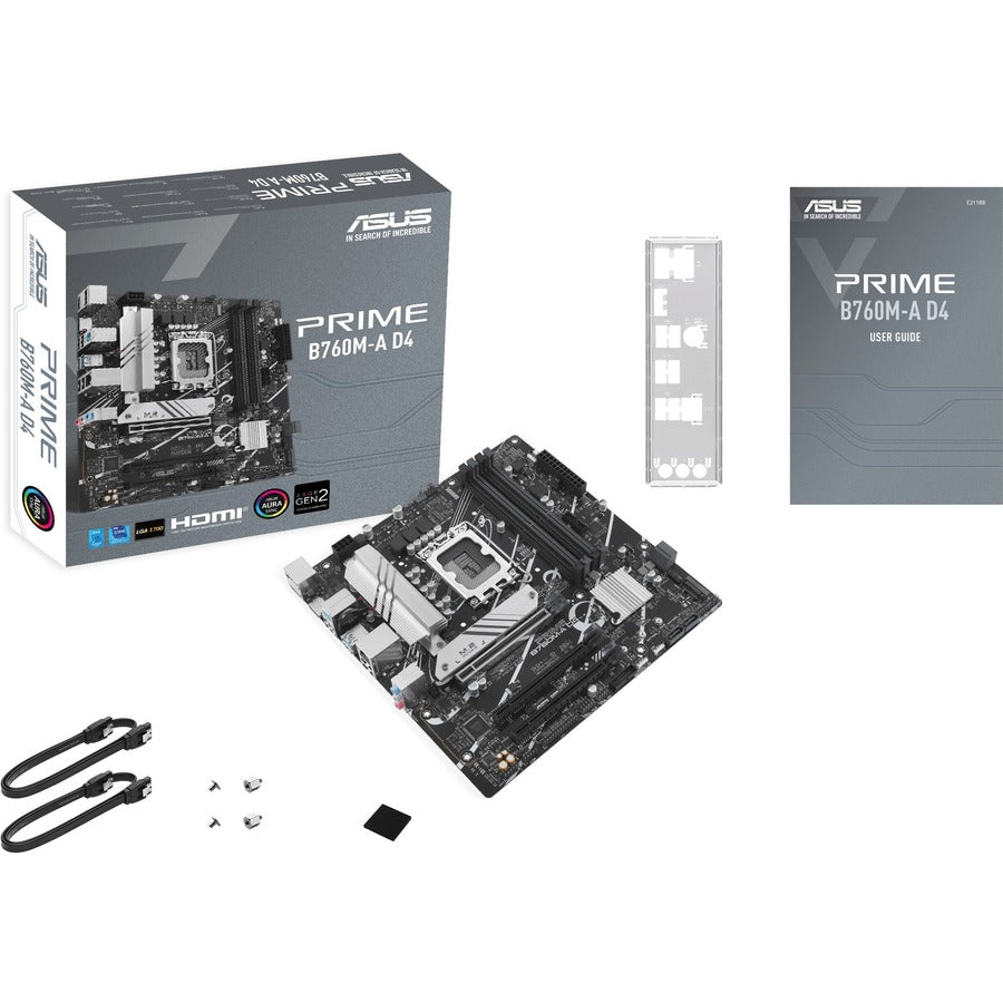Asus Prime B760M-A D4 Desktop Motherboard