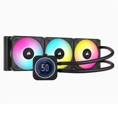 Corsair iCUE H150i ELITE LCD XT Display Liquid CPU Cooler, Black