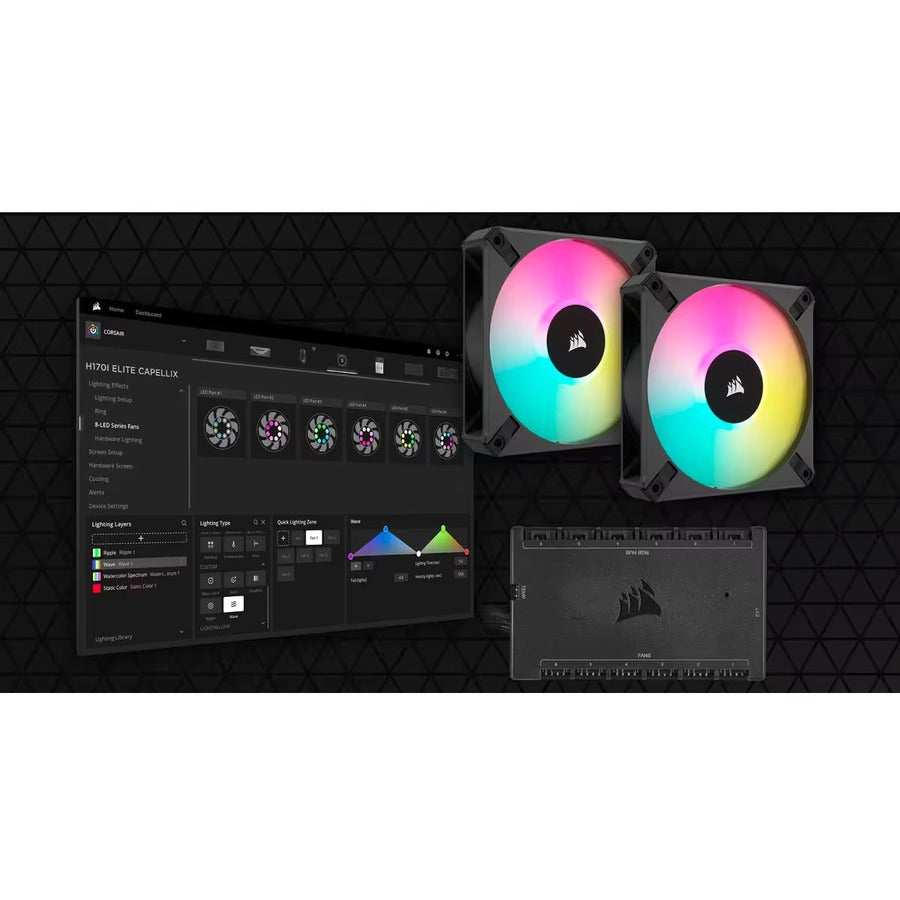 CORSAIR iCUE H100i ELITE CAPELLIX XT Liquid CPU Cooler