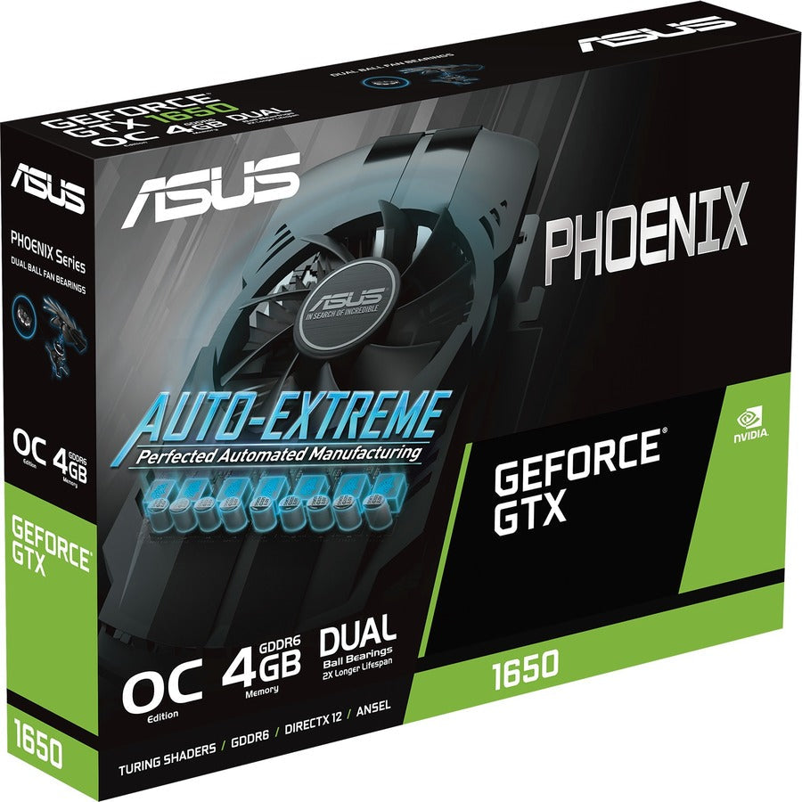 ASUS Phoenix GeForce GTX 1650 EVO OC Edition 4GB GDDR6 Graphic Card