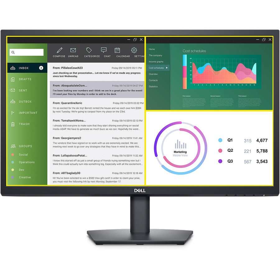 Dell 24" E2423H Full HD LCD Monitor