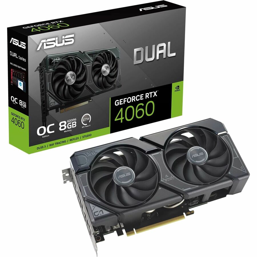 ASUS Dual GeForce RTX 4060 OC Edition 8GB GDDR6  Graphics Card